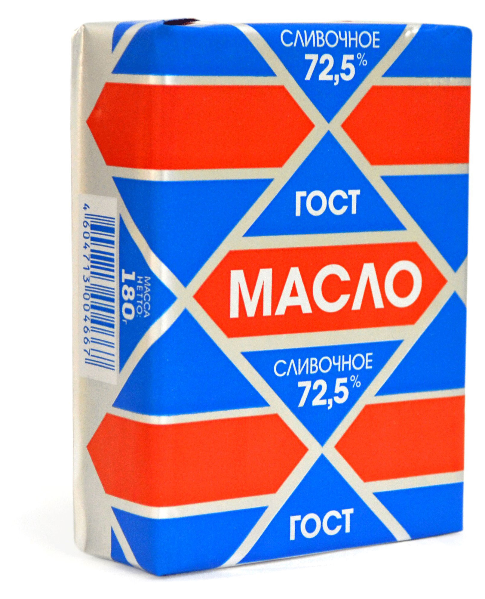 Масло сливочное Азбука сыра Крестьянское ГОСТ 72,5%, 180 г