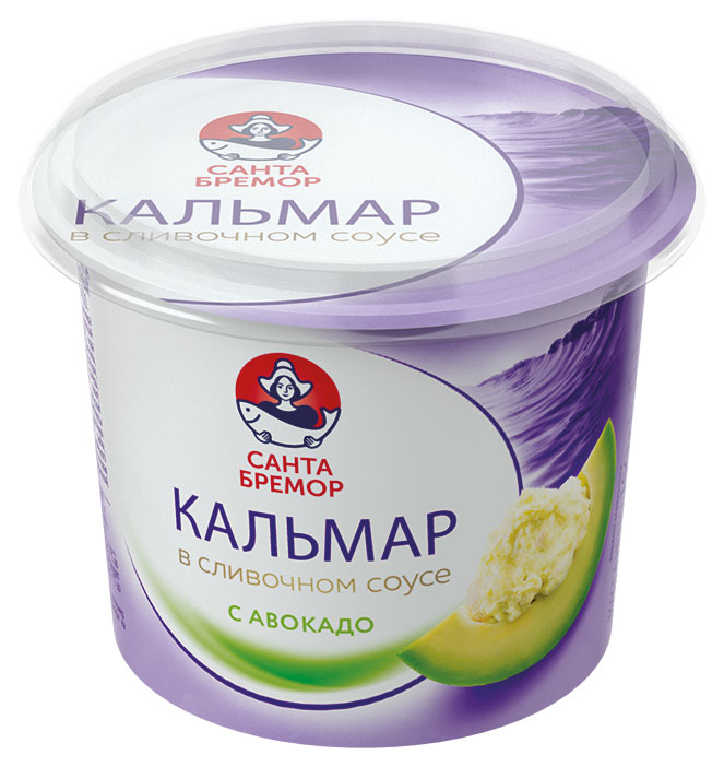 Кальмар Санта Бремор рубленный с авокадо, 150 г