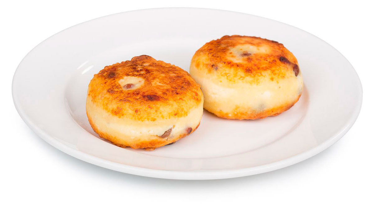 Сырники с изюмом, вес