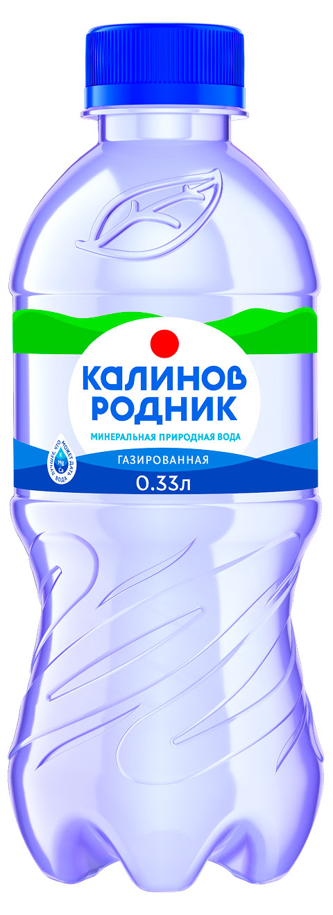 Вода Калинов Родник минеральная газированная, 0,33 л