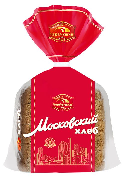 Хлеб ржано-пшеничный Черёмушки Московский нарезка, 340 г