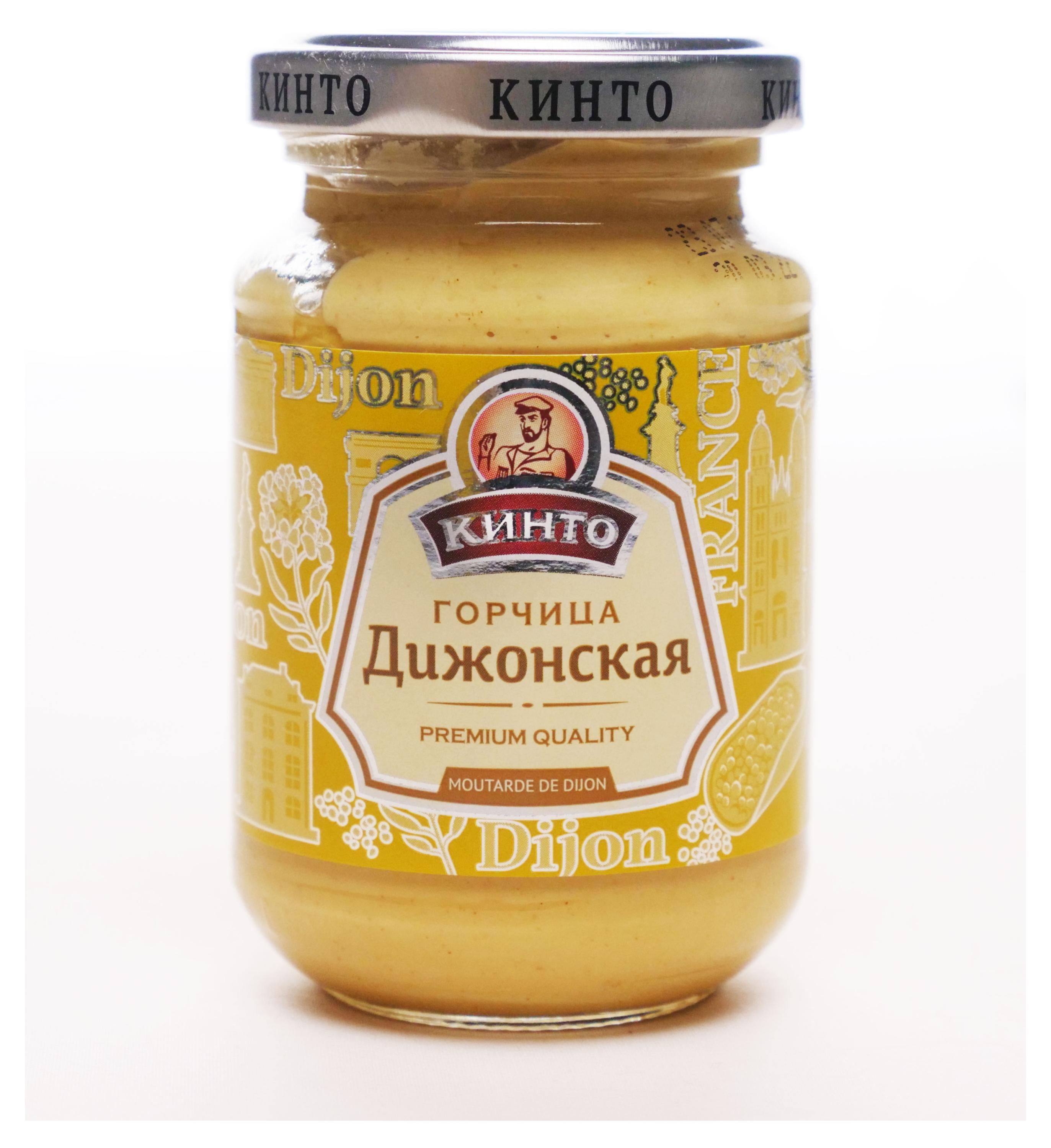 Горчица Кинто Дижонская, 170 мл