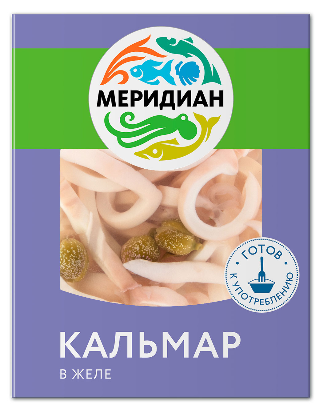 Кальмар Меридиан с лимоном в желе, 200 г