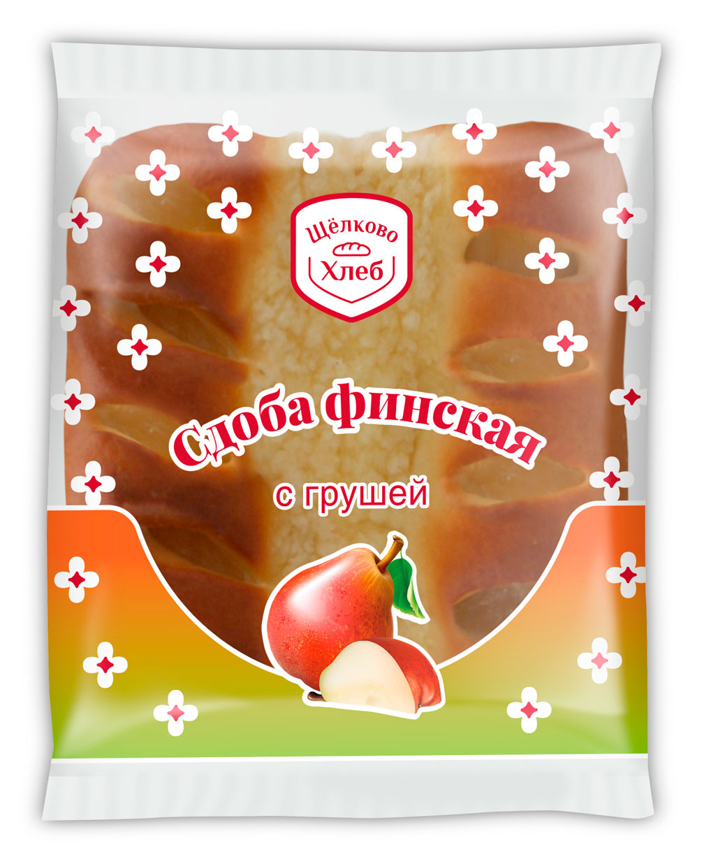 Сдоба Щелковохлеб Финская с грушей, 80 г