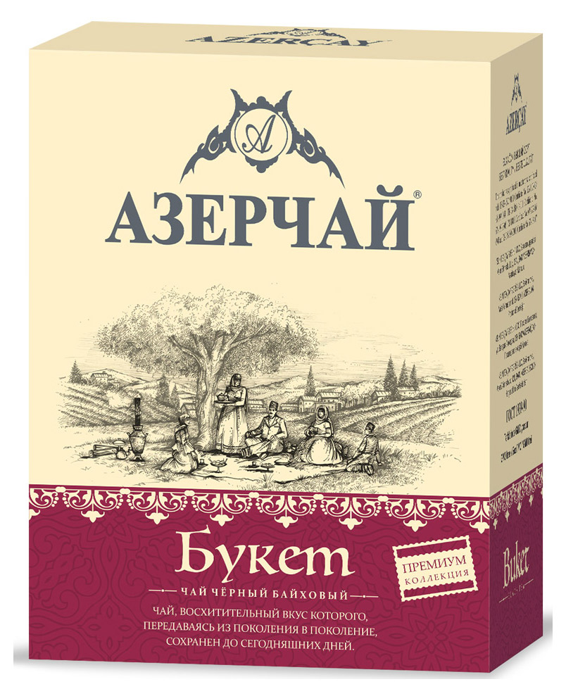 Чай черный Азерчай Премиум коллекция Букет, 100 г
