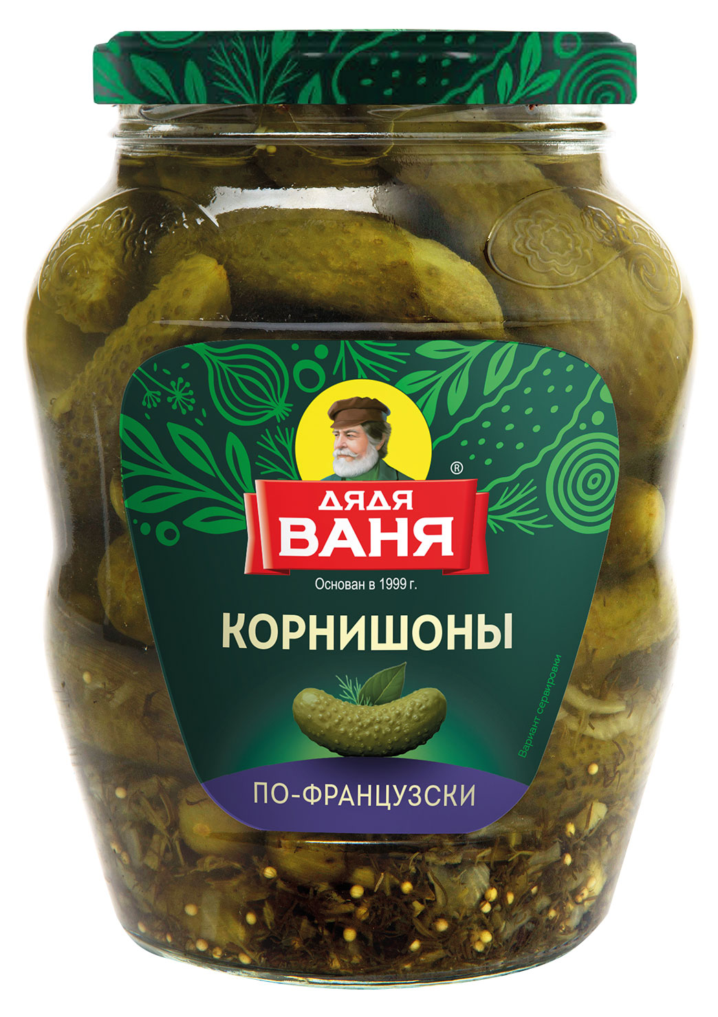 Корнишоны Дядя Ваня по-французски, 680 г