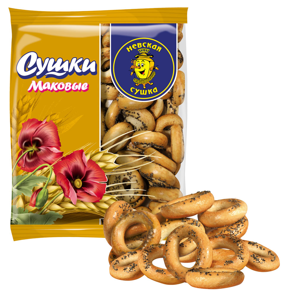 Сушки Невская Сушка Маковые, 275 г
