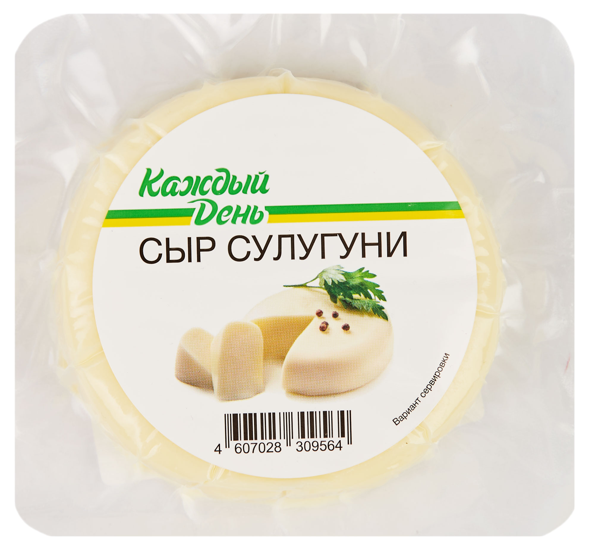 Сыр мягкий рассольный Каждый день Сулугуни 45% ГОСТ БЗМЖ, 200 г