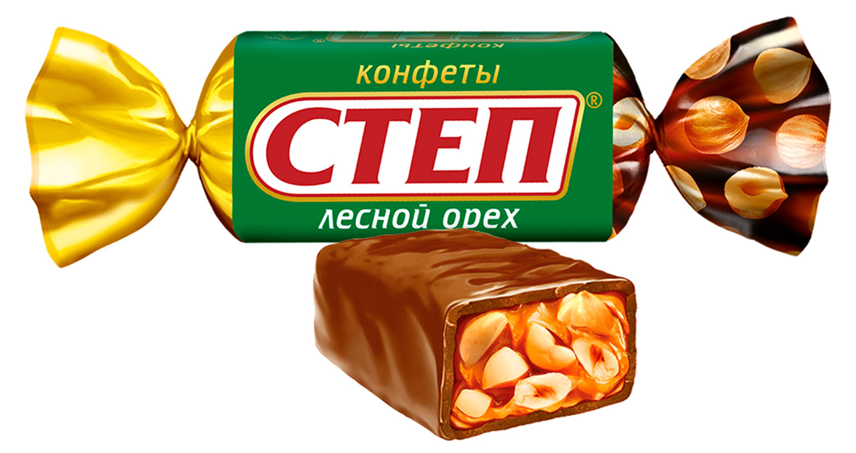 Конфеты шоколадные Славянка Степ лесной орех, вес
