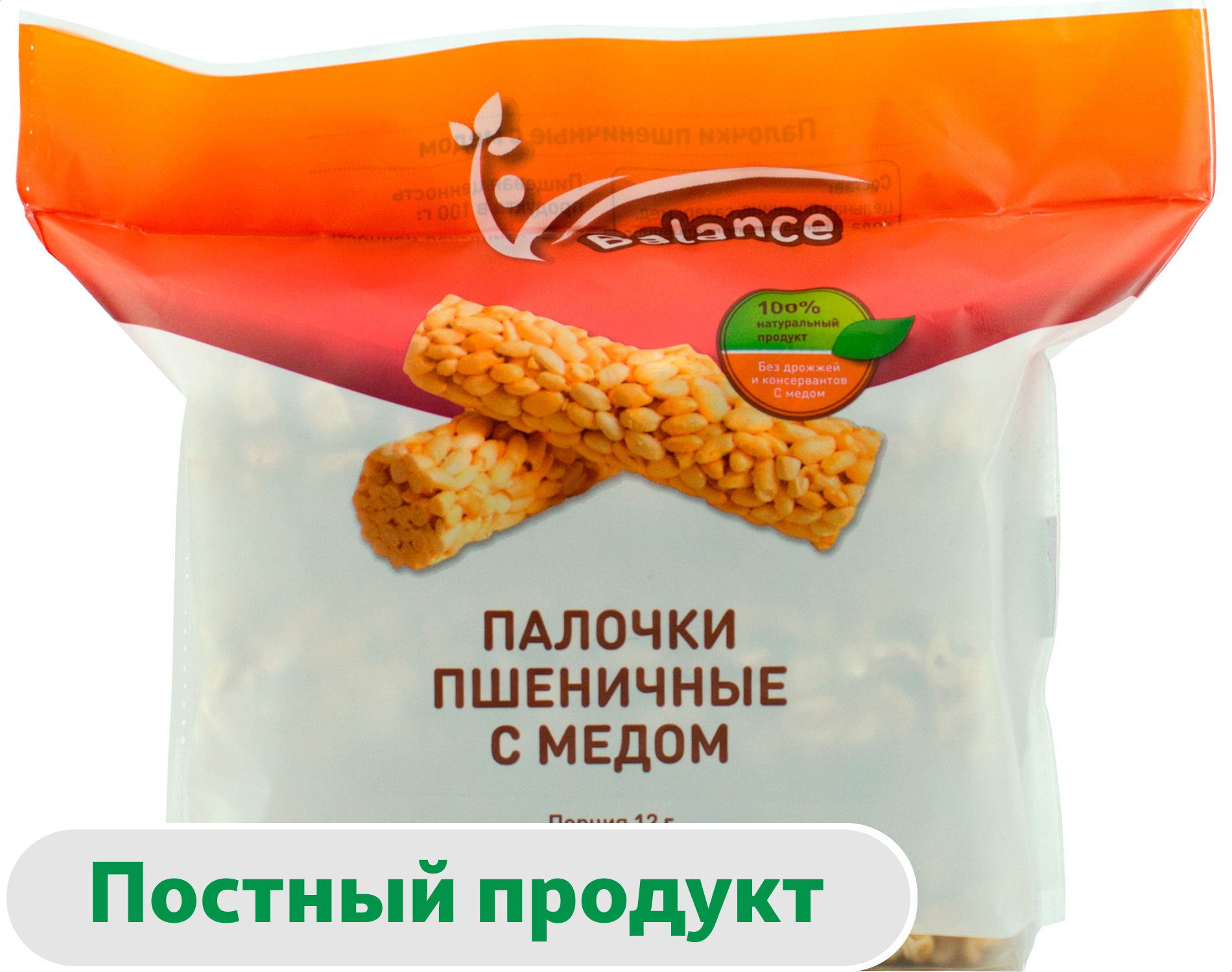Палочки пшеничные Lope-Lope с медом постные без дрожжей, 70 г