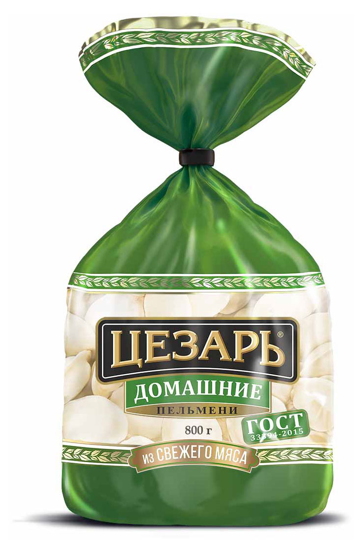 Пельмени Цезарь Домашние из свежего мяса ГОСТ, 800 г