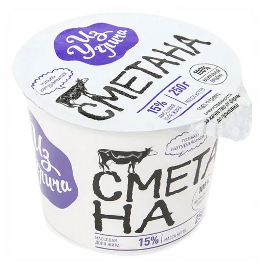 Сметана Из Углича 15% БЗМЖ, 200 г