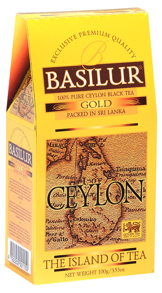 Чай черный Basilur Gold Ceylon Шри-Ланка, 100 г