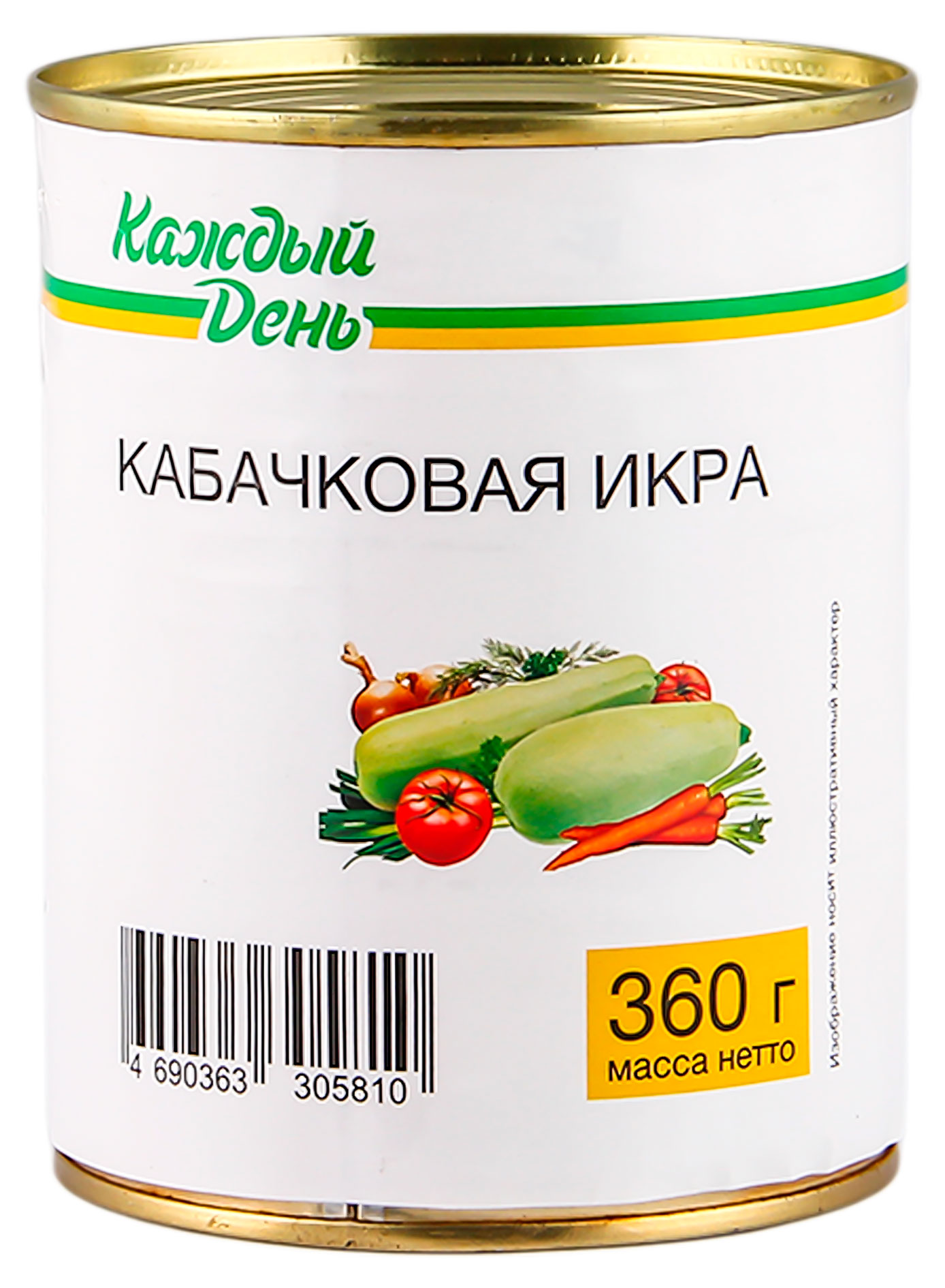 Икра из кабачков Каждый день, 360 г
