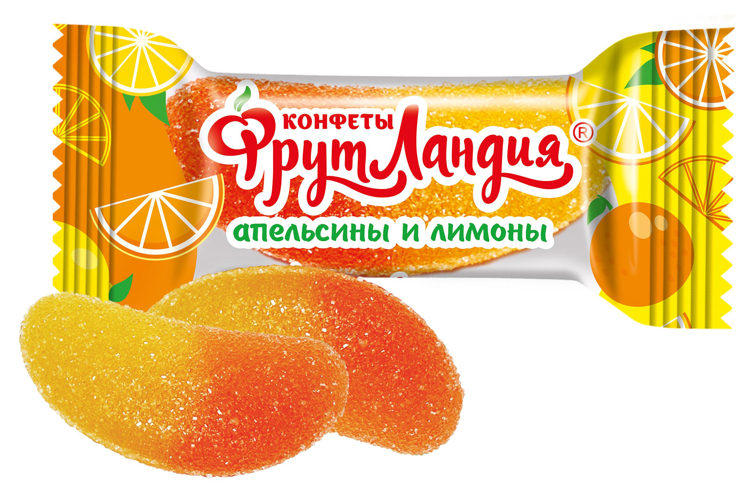 Конфеты Славянка Апельсинки и Лимонки, 1 кг