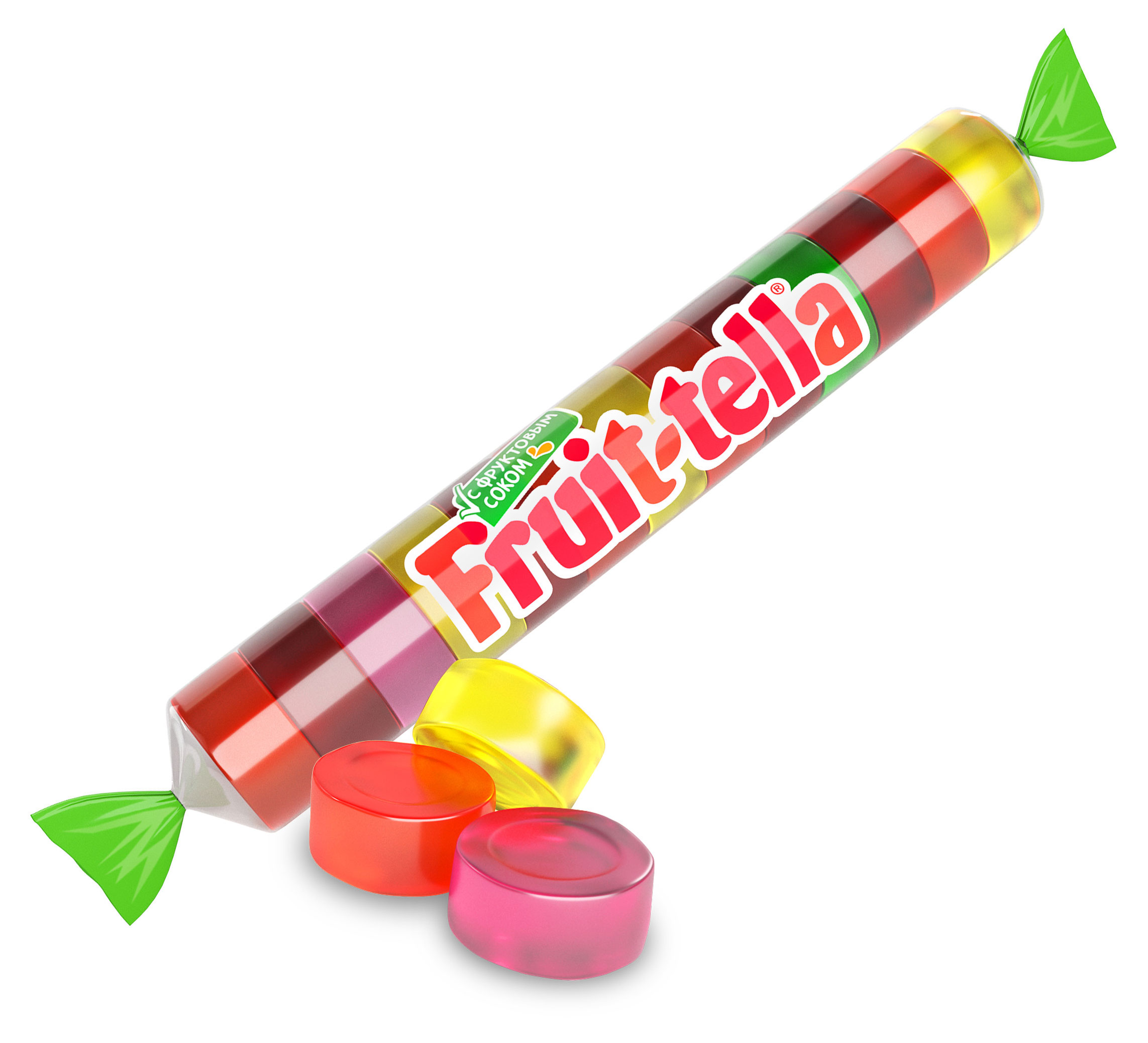 Мармелад жевательный Fruittella с фруктовым соком, 52 г