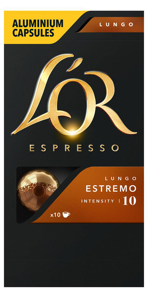 Кофе в капсулах Lor Espresso Lungo Estremo Франция, 10 капсул