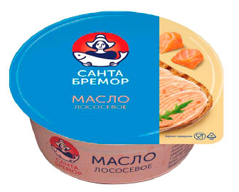Масло лососевое Санта Бремор бутербродное, 100 г