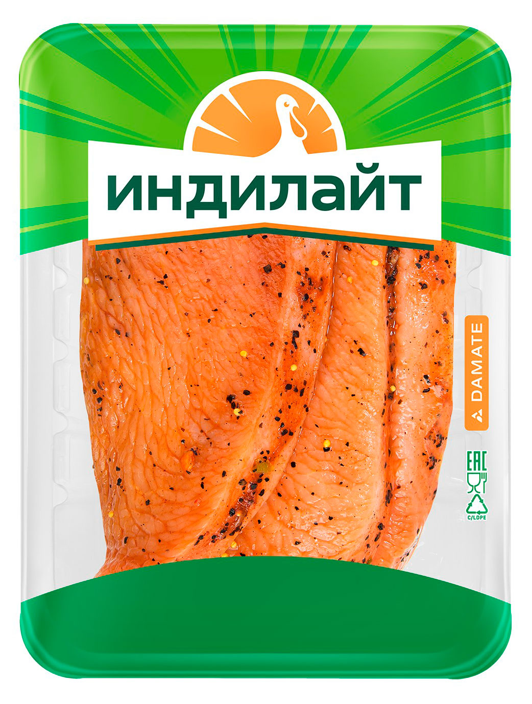 Стейк индейки Индилайт По-мексикански охлажденный, 600 г