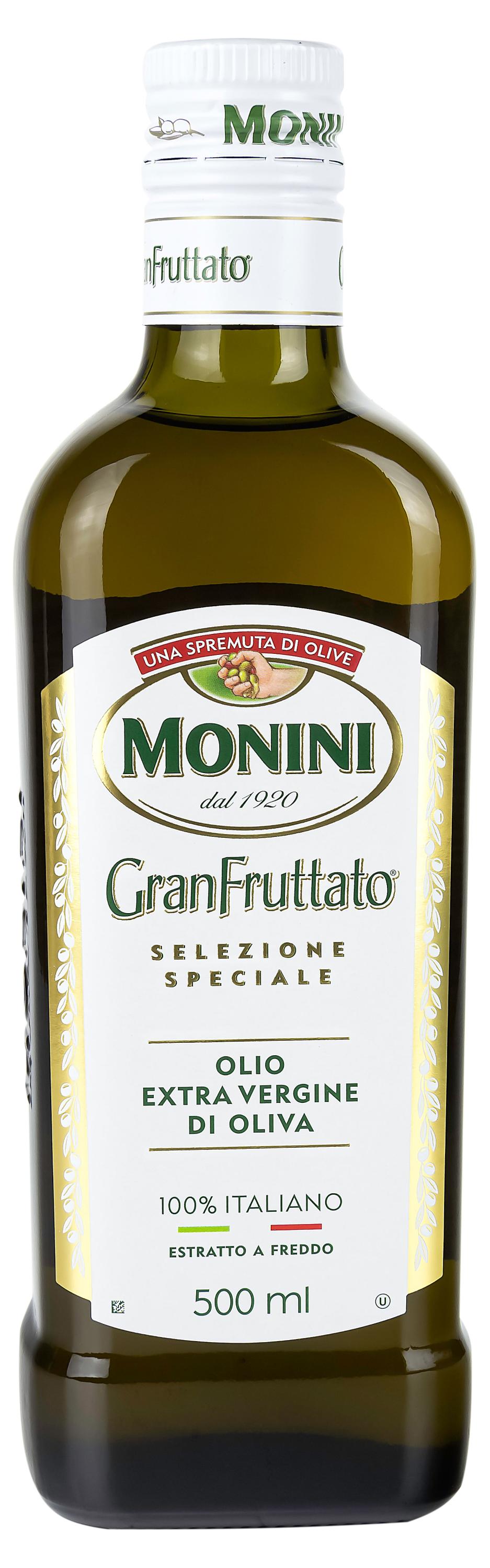 Масло оливковое Monini Extra Virgin Gran Fruttato Италия, 500 мл