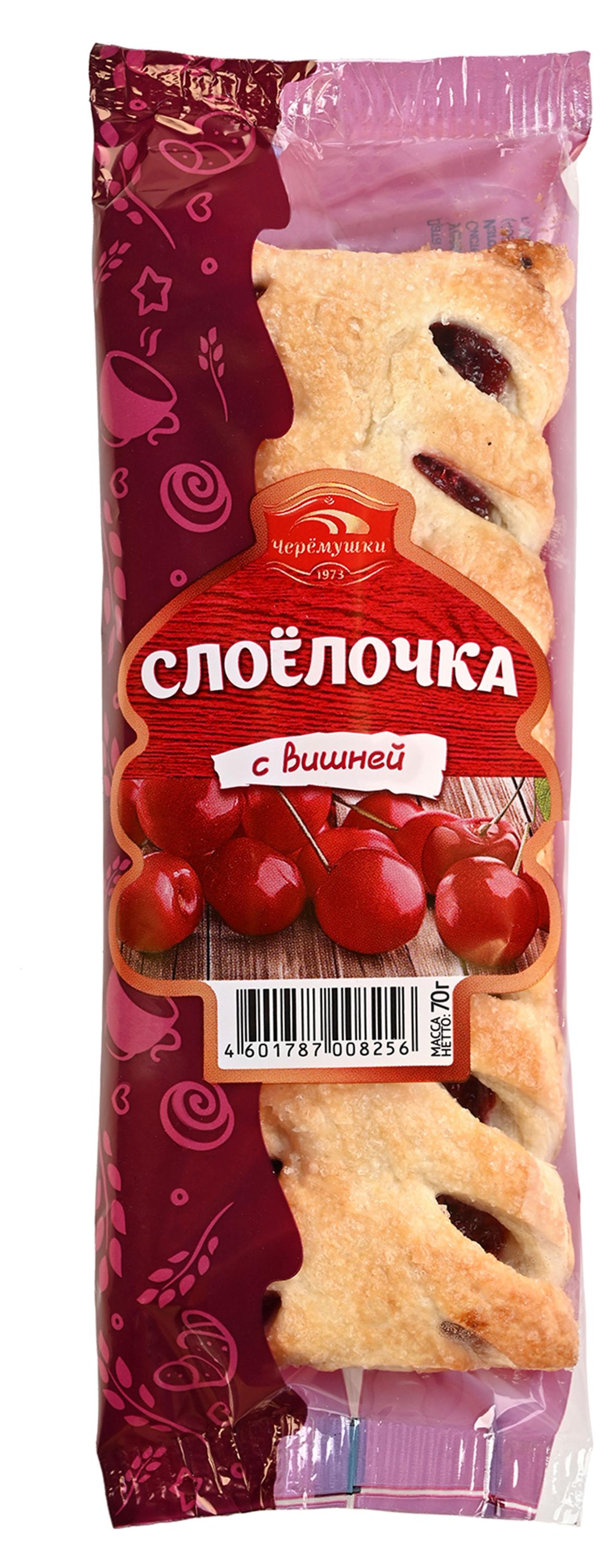 Слоелочка Черемушки с вишней, 70 г