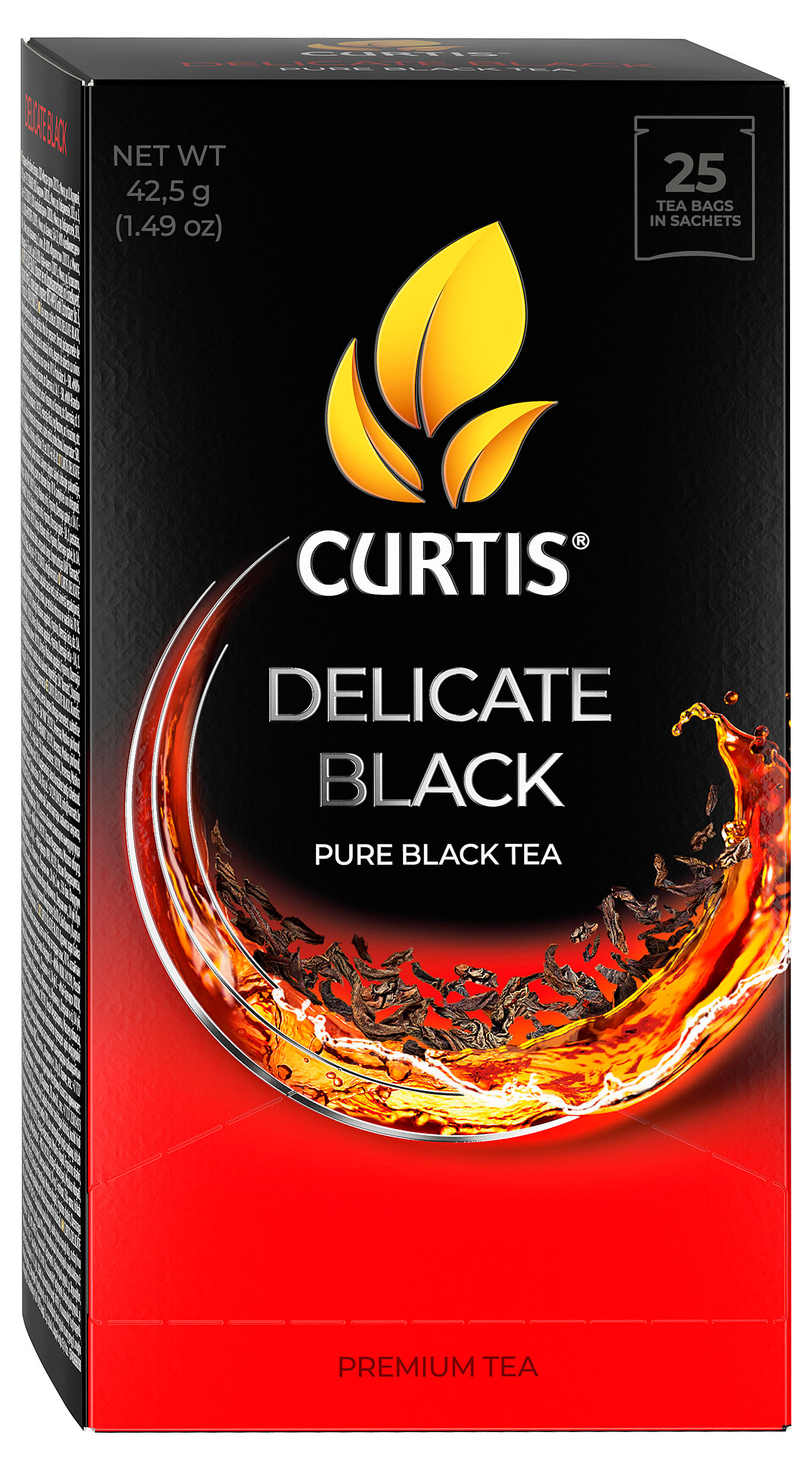 Чай черный Curtis Delicate Black, 25x1,7 г