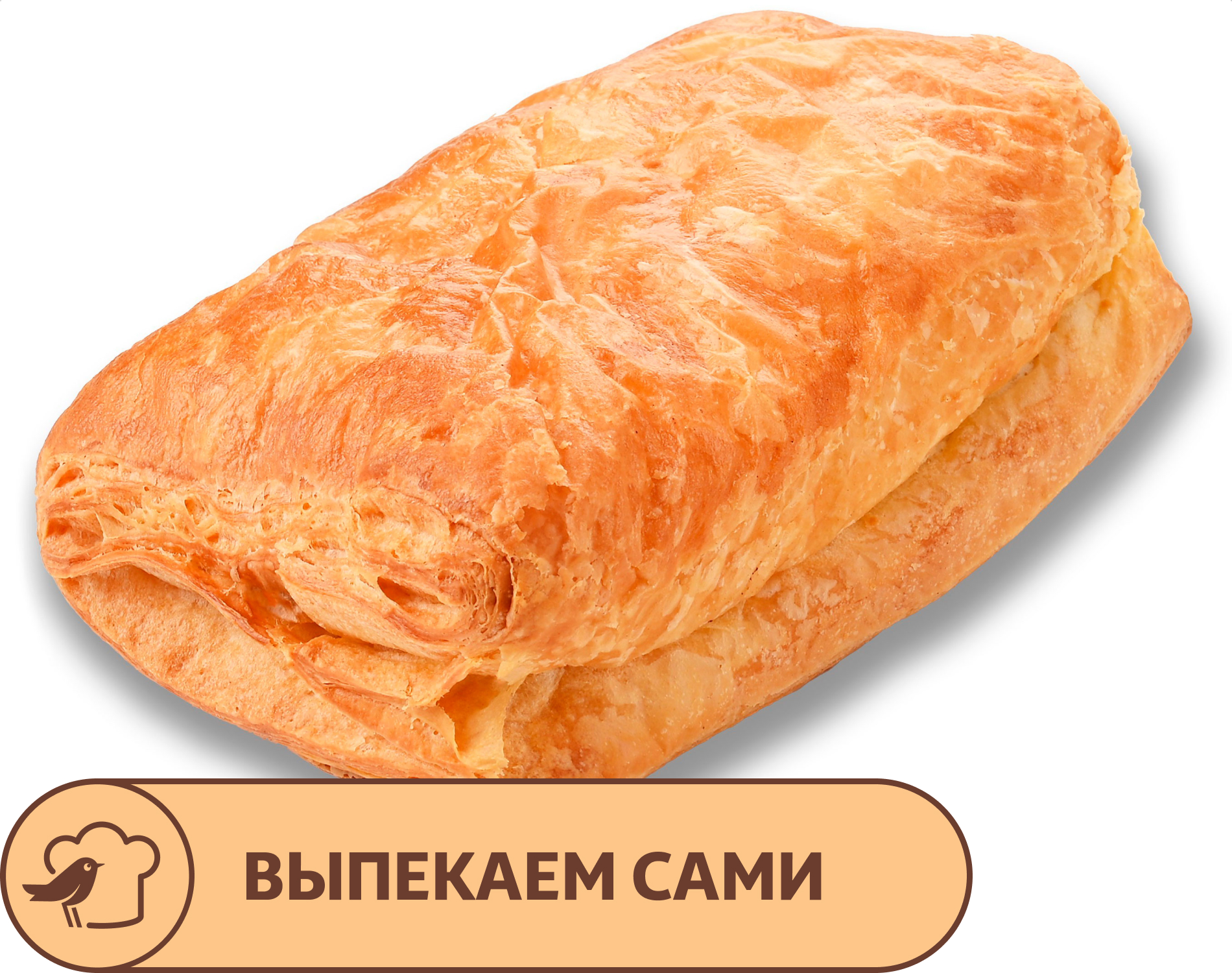 Слойка АШАН с клубникой, 80 г
