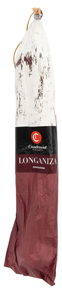 Колбаса сыровяленая Casademont Longaniza Лонганиза с благородной белой плесенью из свинины, ~ 0,9 кг