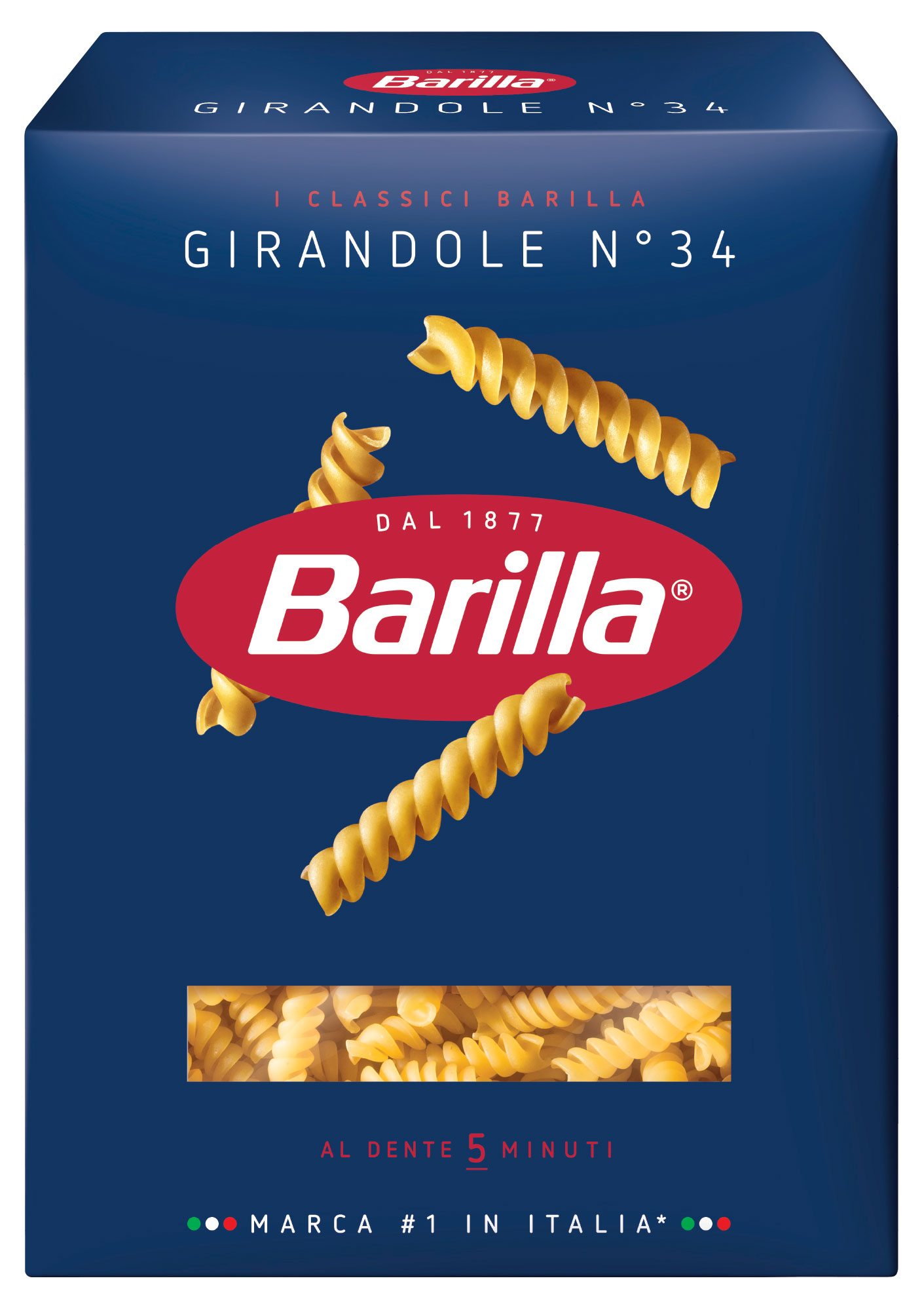 Макаронные изделия Barilla Джирандоле 34 из твердых сортов пшеницы, 450 г