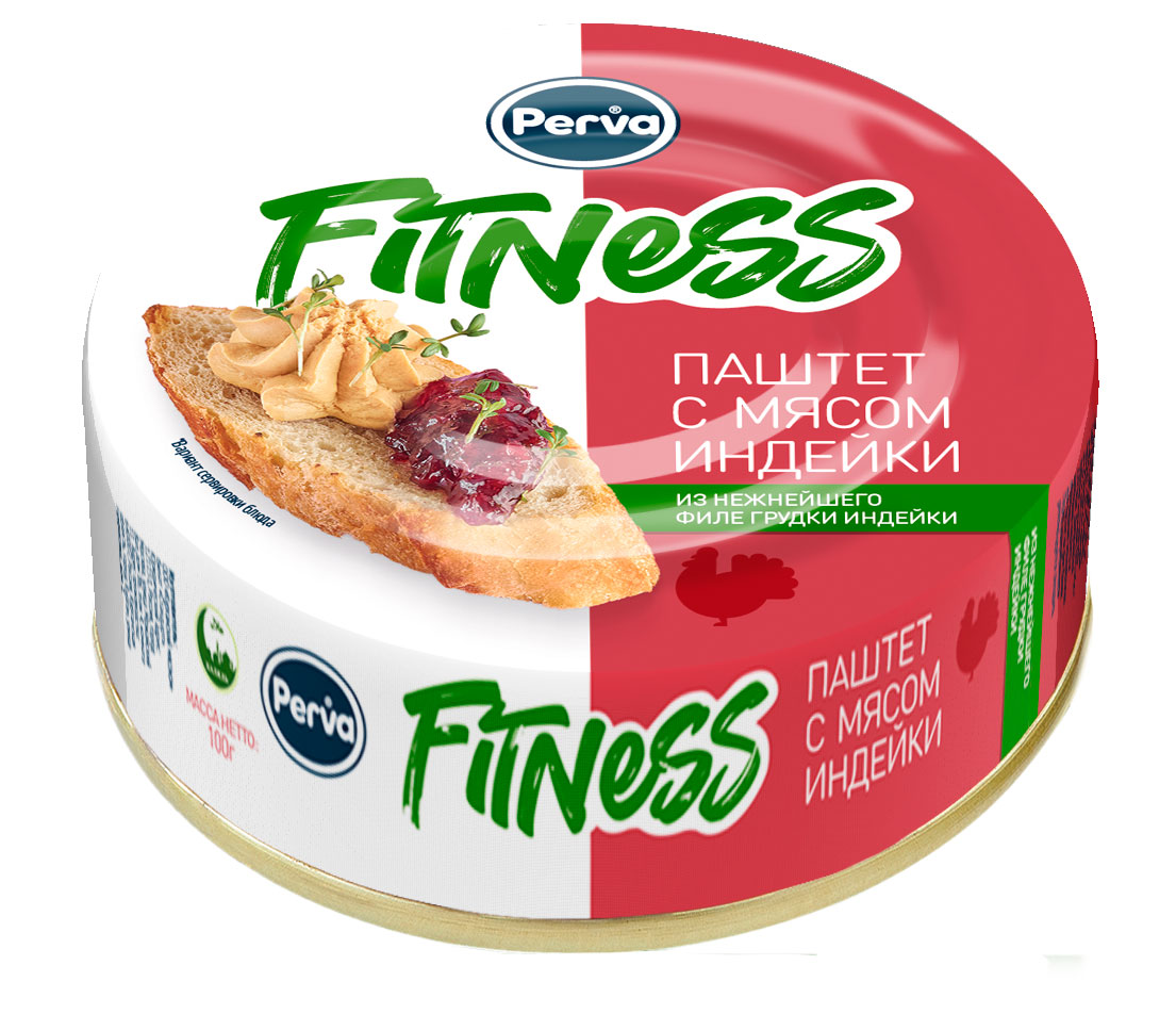 Паштет Perva Meat Line с мясом индейки, 100 г