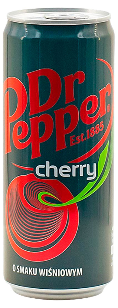 Напиток газированный Dr Pepper Cherry Польша, 330 мл