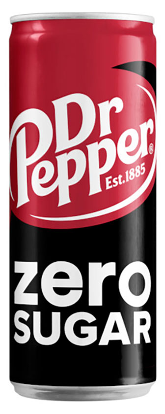 Напиток газированный Dr Pepper Zero Польша, 330 мл