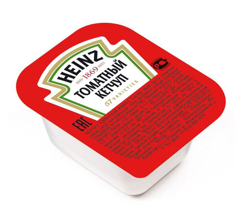 Кетчуп томатный Heinz, 25 г