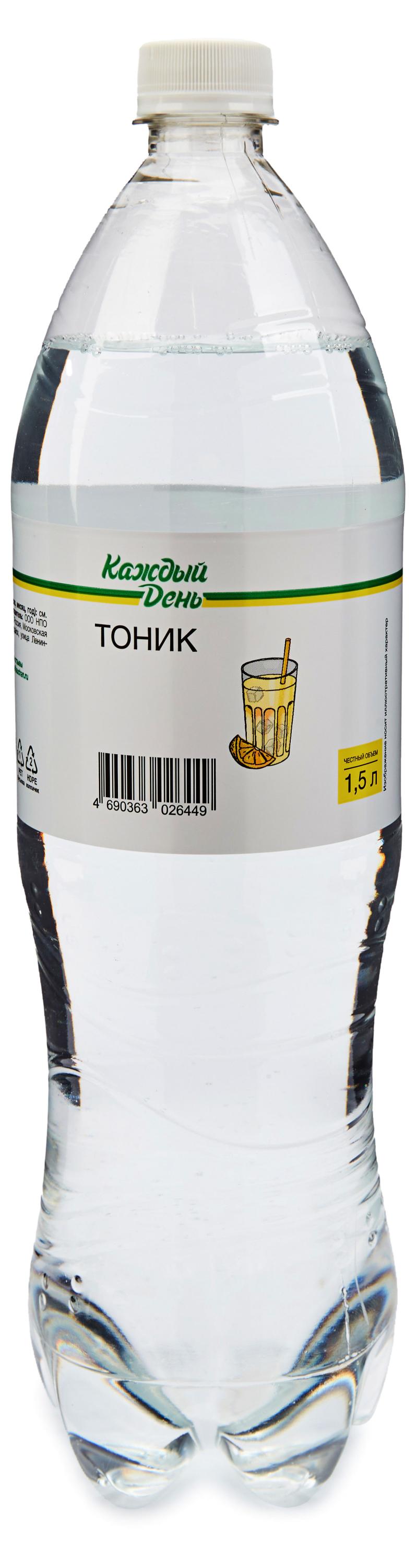 Напиток газированный Каждый День Тоник, 1,5 л