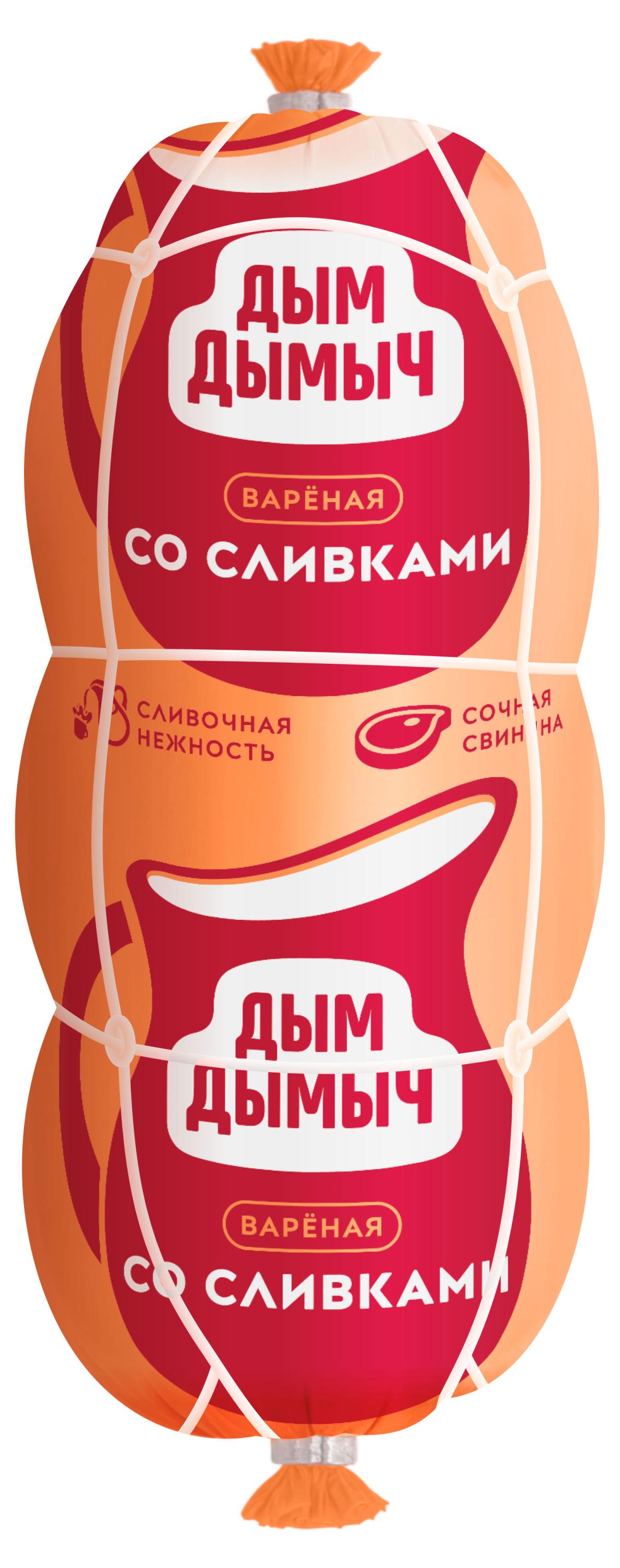 Колбаса Дым Дымычъ со сливками, 450 г