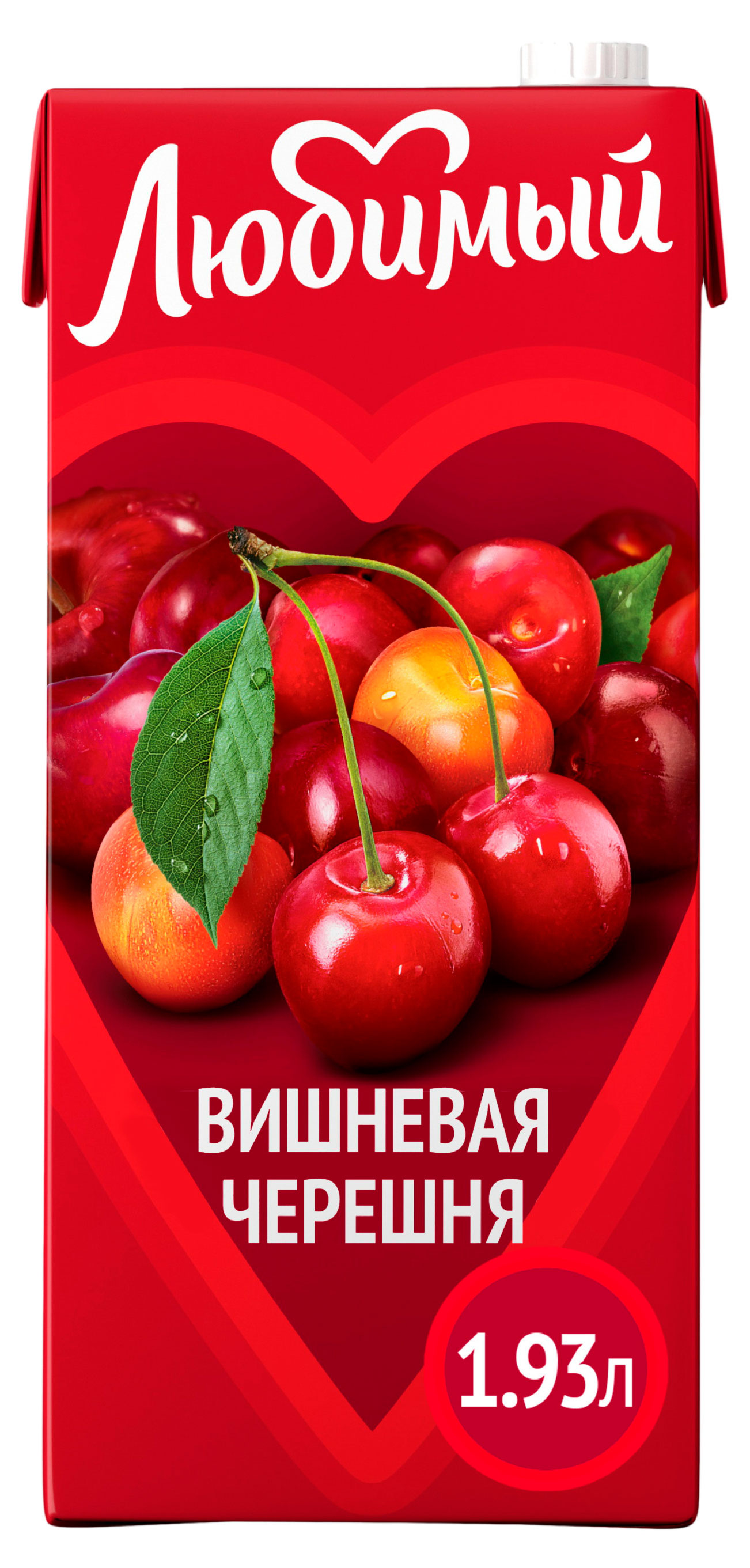 Напиток сокосодержащий Любимый Вишневая Черешня, 1,93 л