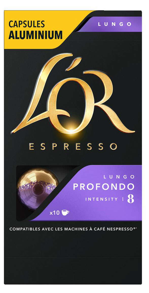 Кофе в капсулах Lor Espresso Lungo Profondo Франция, 10 капсул