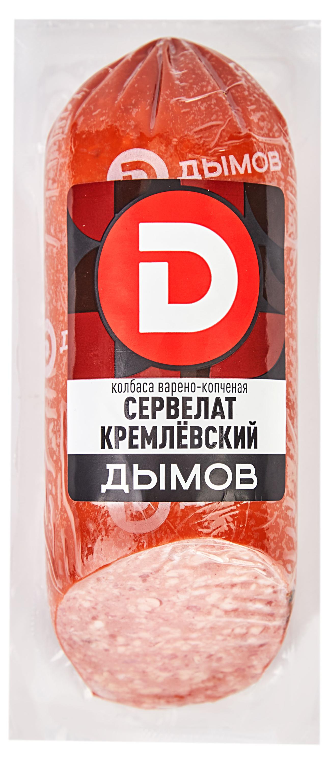 Колбаса варено-копченая ДЫМОВ Кремлевский сервелат, 330 г
