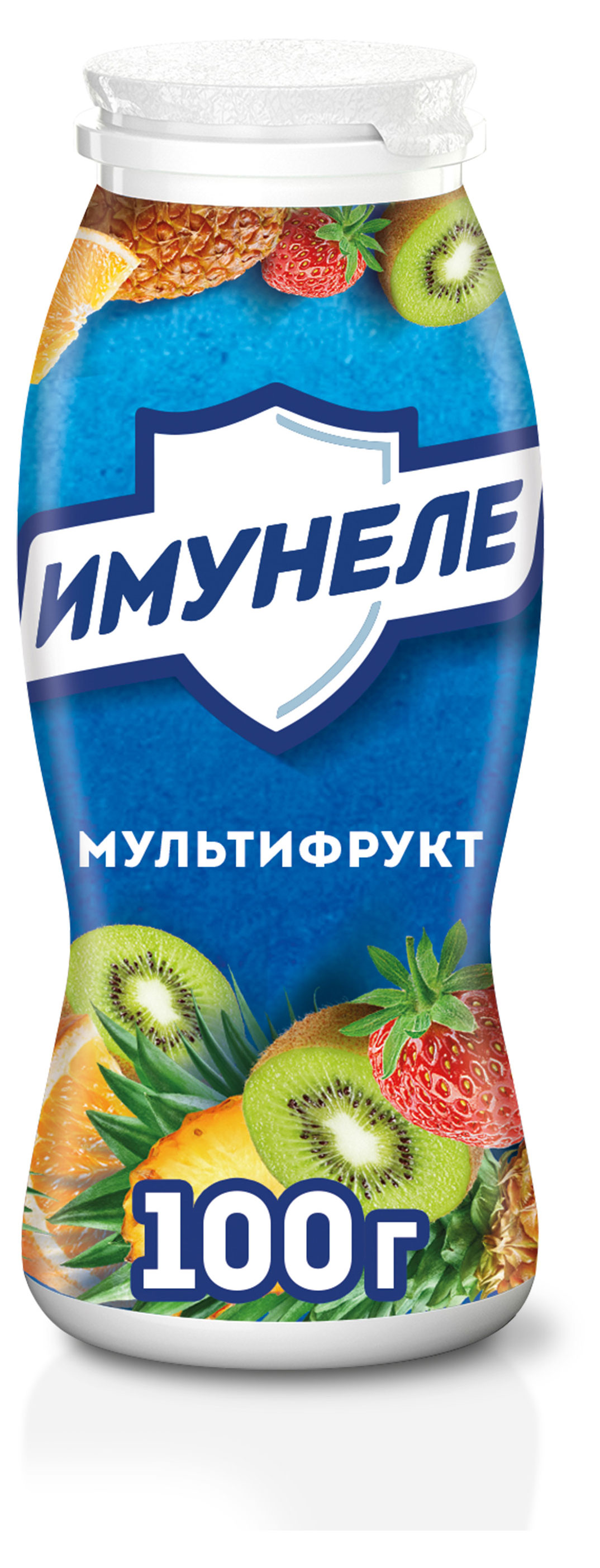 Напиток кисломолочный Имунеле мультифрукт 1,2% охлажденный, 100 г