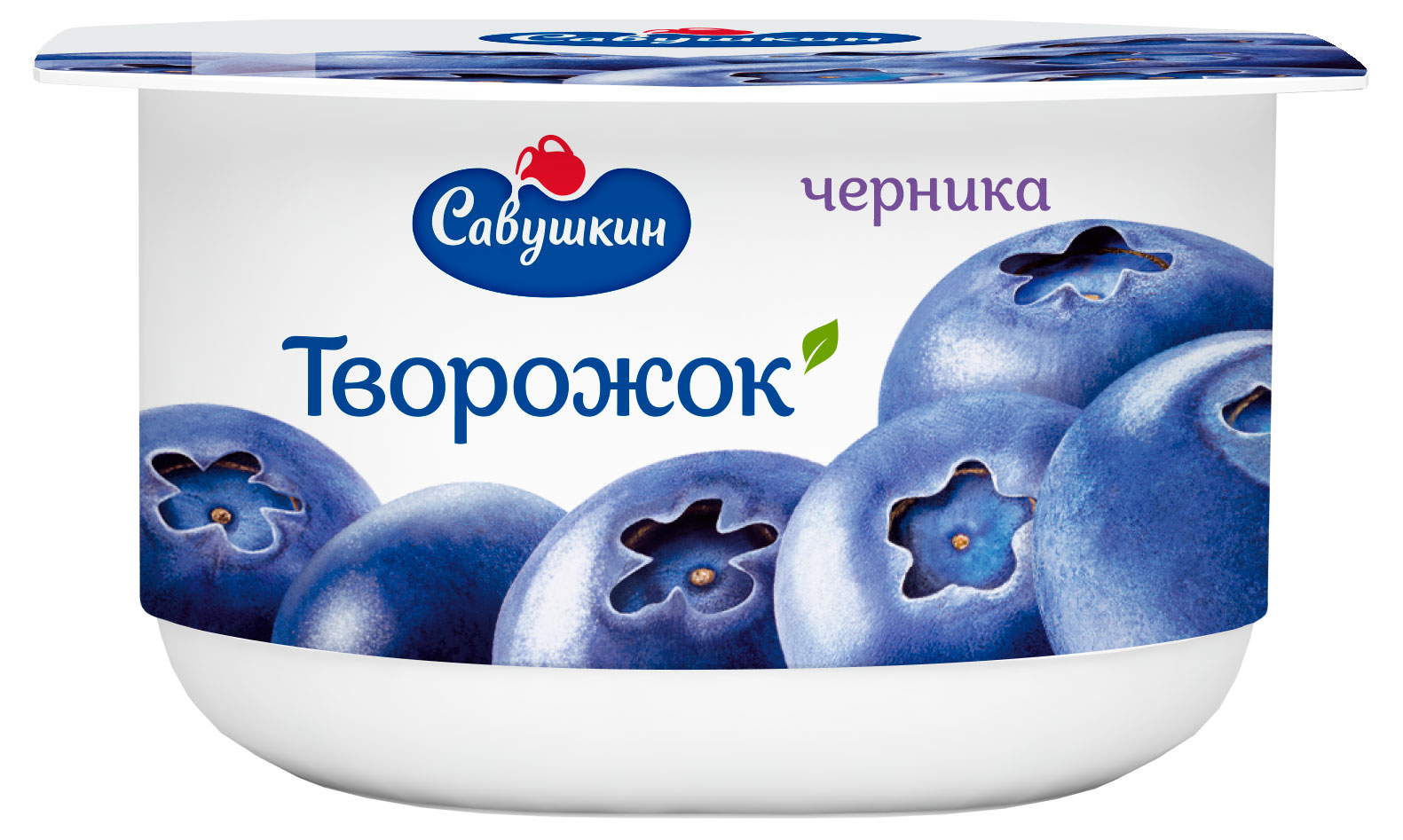 Творожок Савушкин черника 3,5% БЗМЖ Беларусь, 120 г