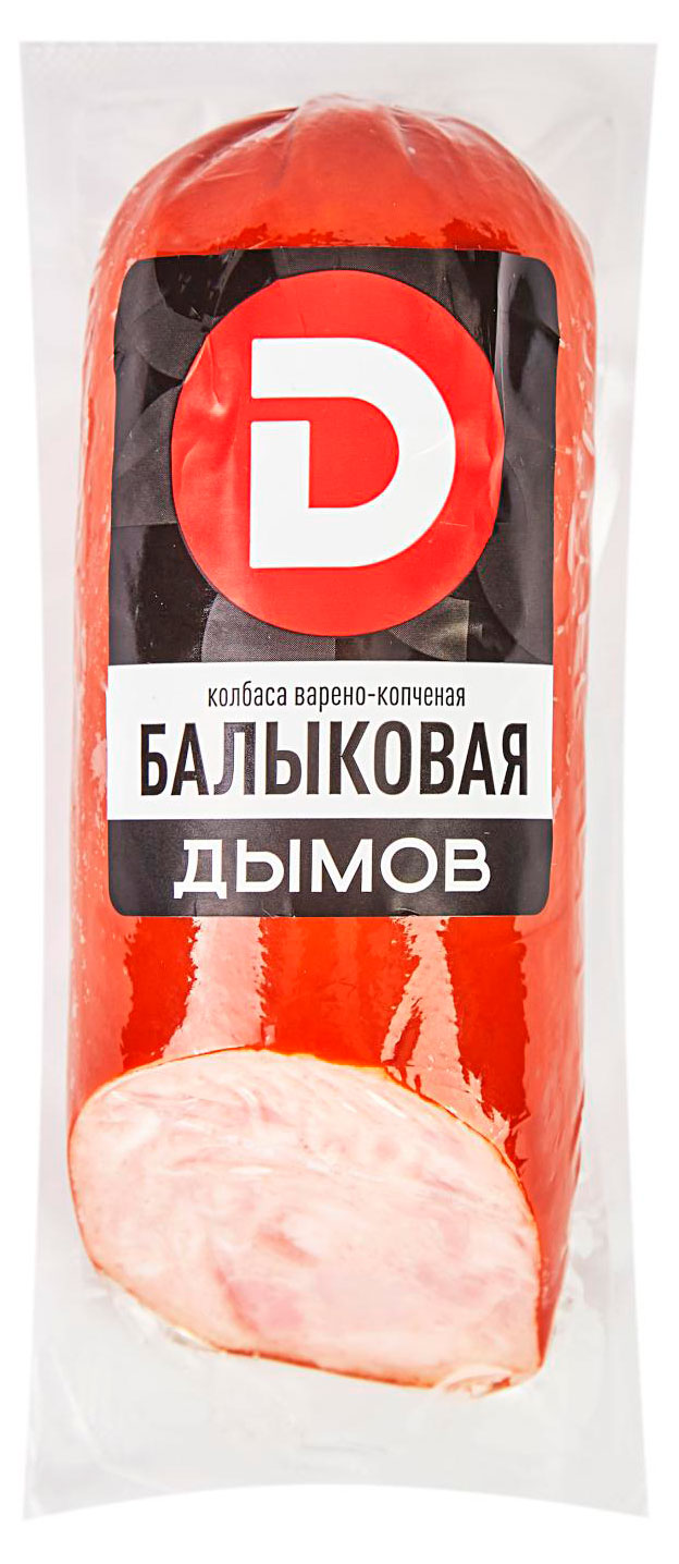 Колбаса свиная варено-копченая ДЫМОВ Балыковая, 330 г