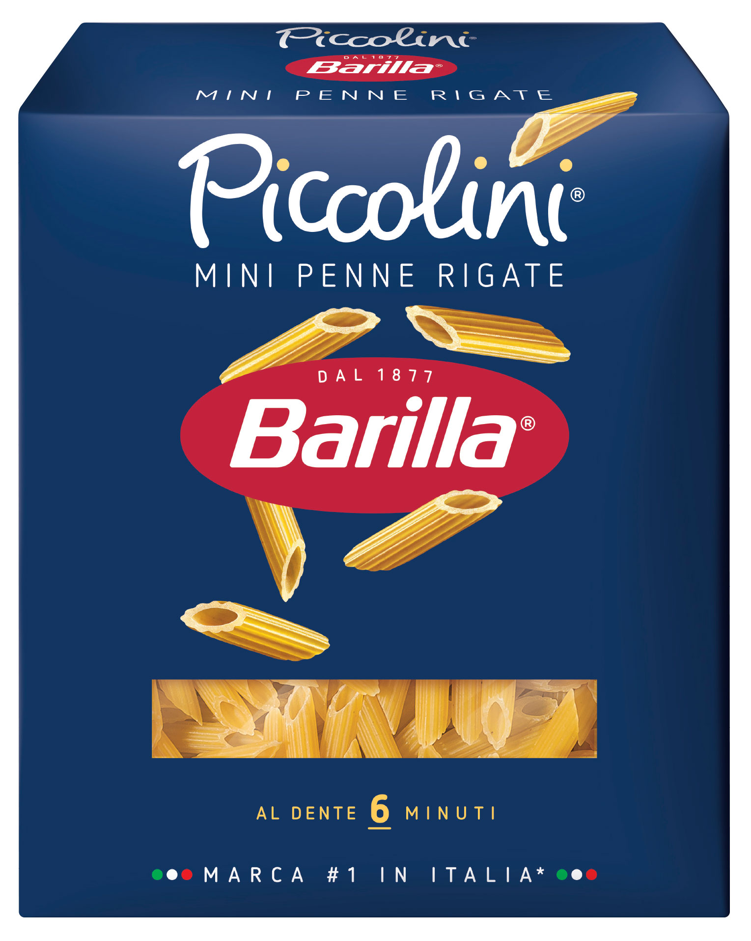 Макаронные изделия Barilla Мини Пенне Ригате 66 из твердых сортов пшеницы, 450 г