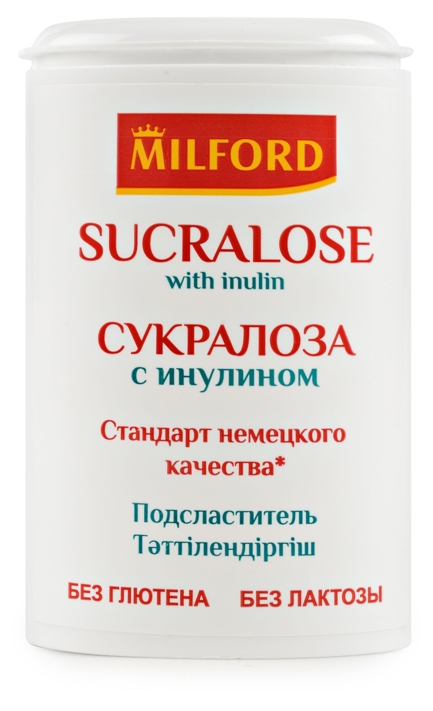 Подсластитель MILFORD Сукралоза с инулином 370 таблеток, 22,2 г