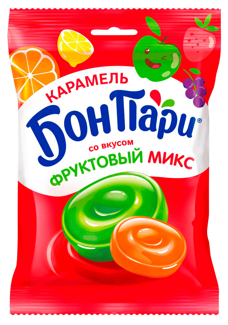 Леденцы Бон Пари фруктовые, 500 г