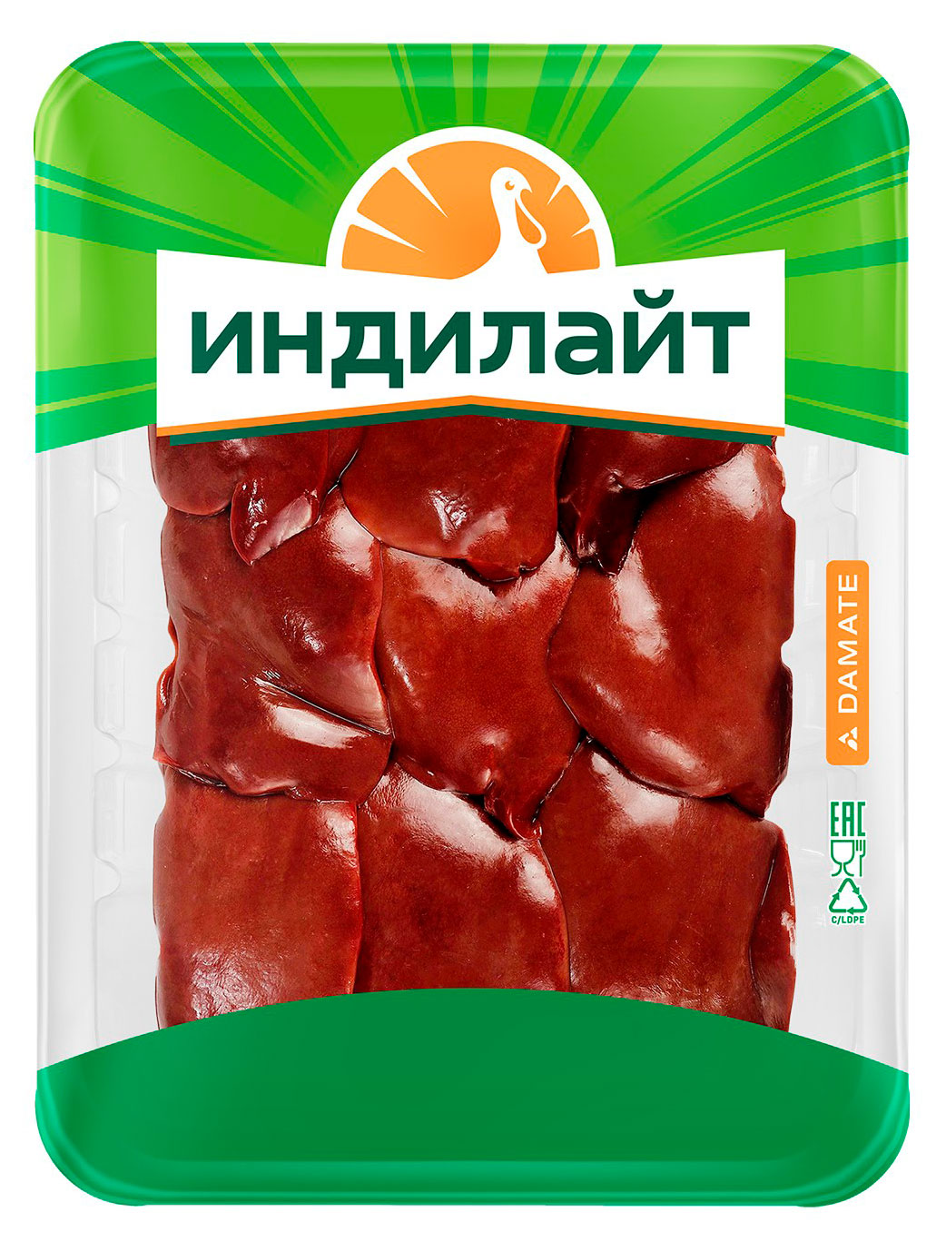 Печень индейки Индилайт охлажденная, 500 г