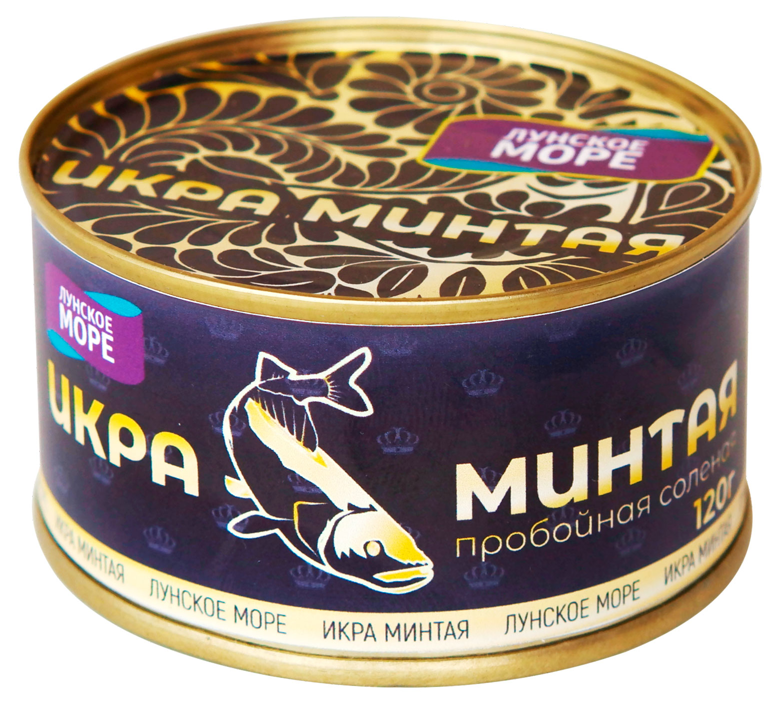 Икра минтая Лунское море, 120 г