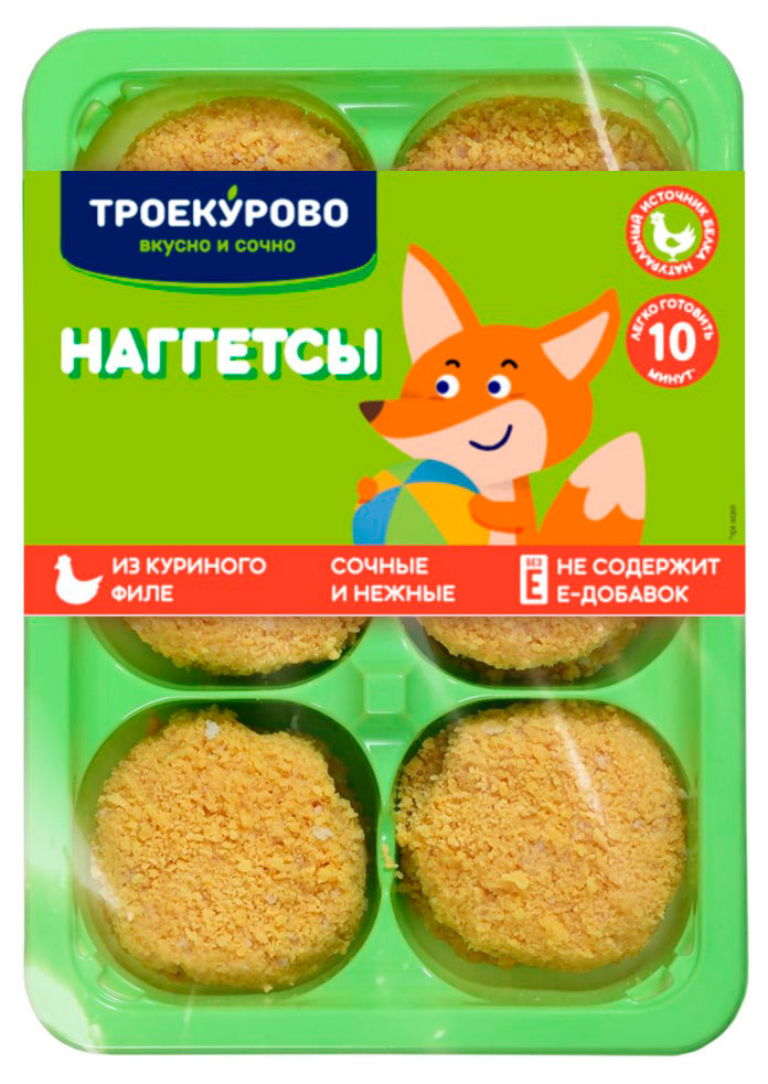 Наггетсы куриные Троекурово охлажденные, 350 г