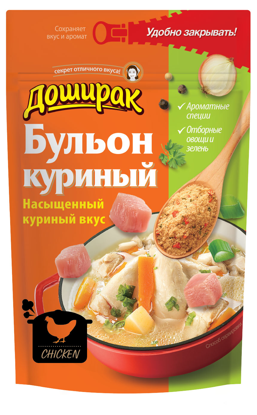 Бульон Доширак куриный, 90 г