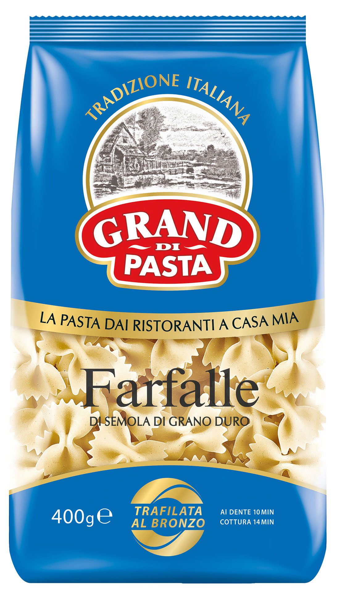 Макаронные изделия Grand Di Pasta Farfalle бантики, 400 г