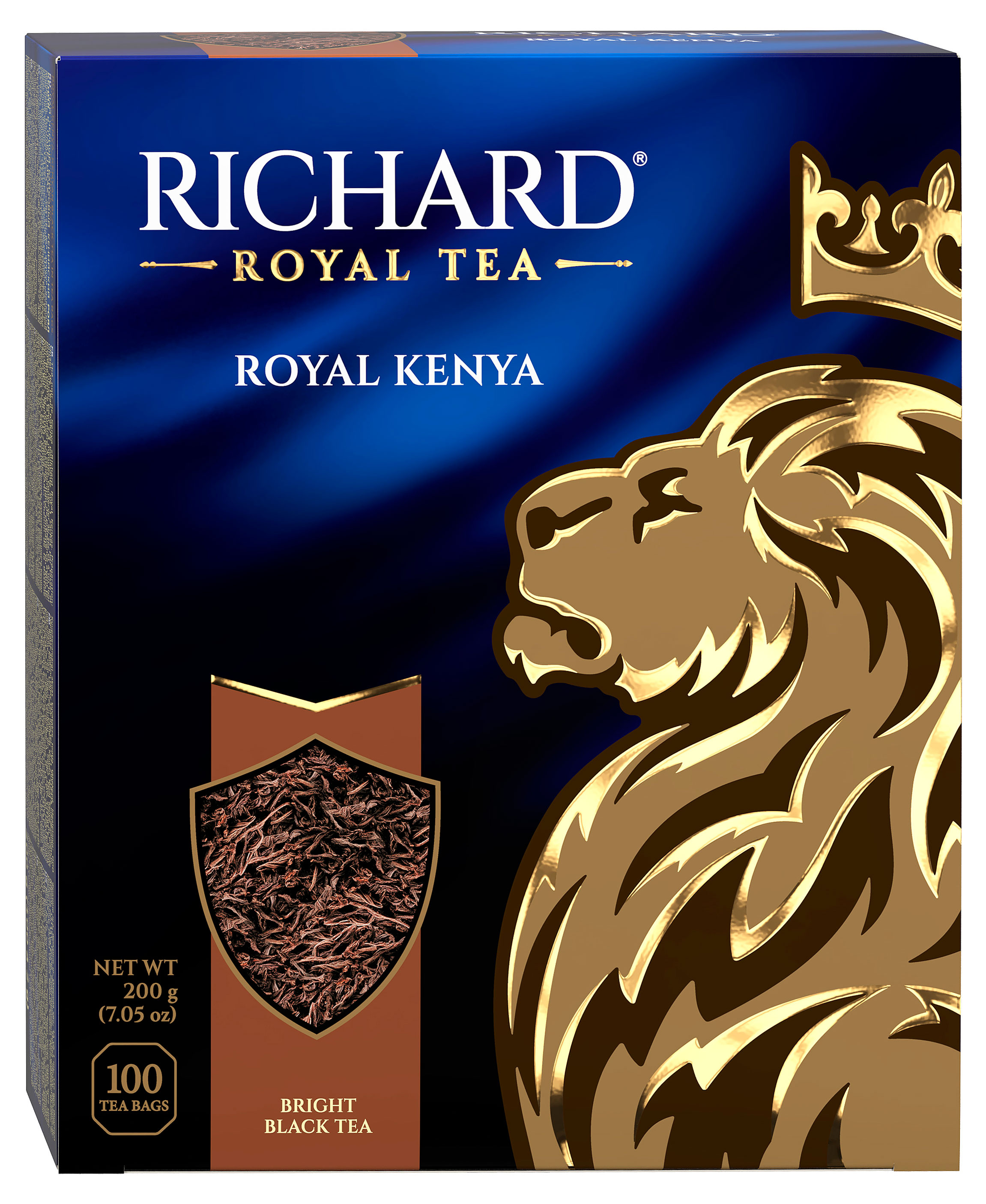 Чай черный Richard Royal Kenya в пакетиках, 100х2 г